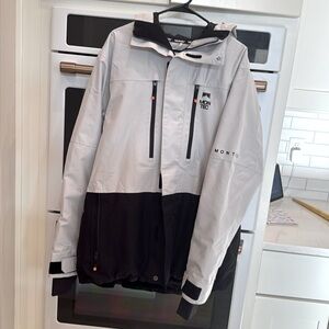 Men’s XL Montec MonTec Fawk Winter Coat Jacket Light Grey Black (Insulated Vers)